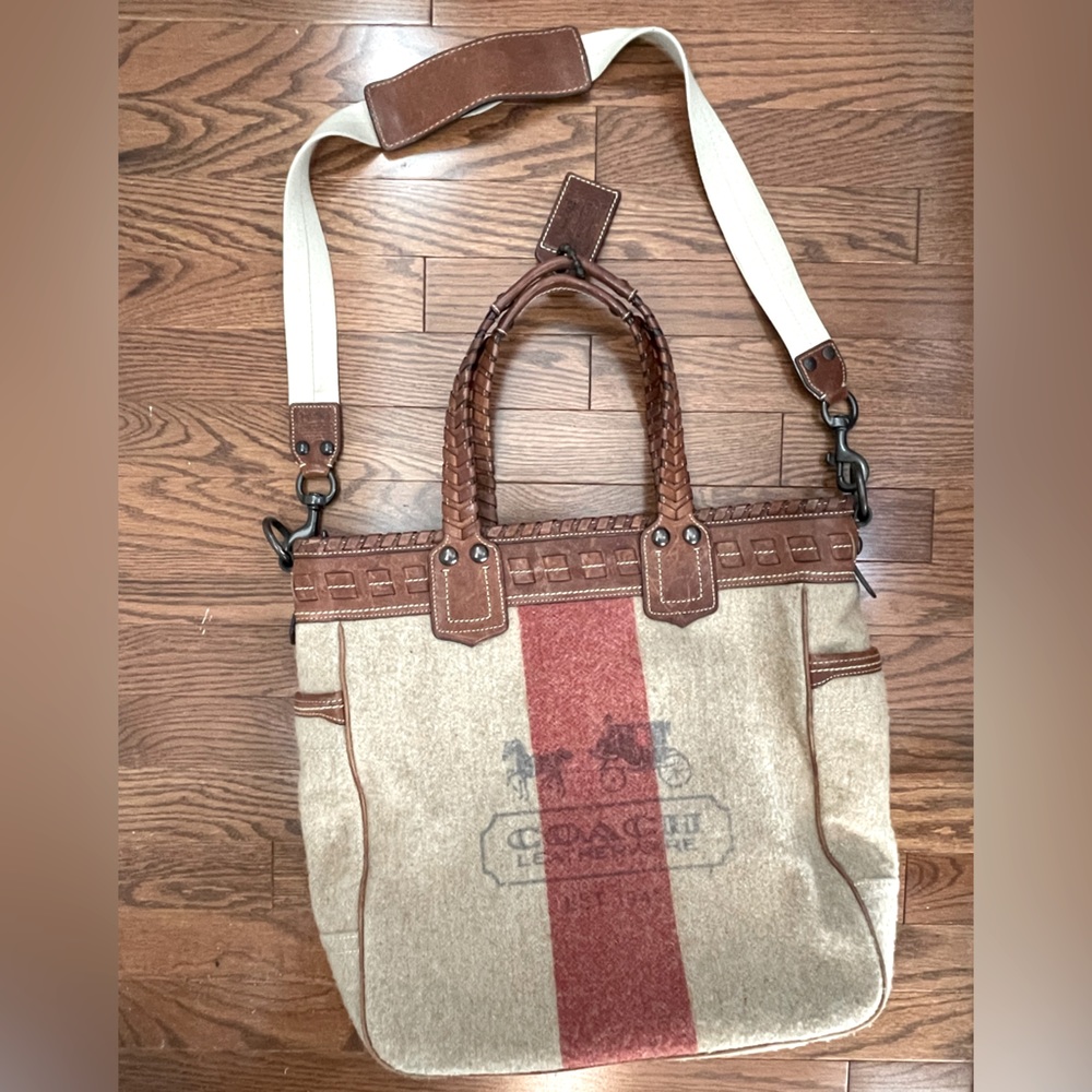 Coach ex-large messenger bag tote satchel purse